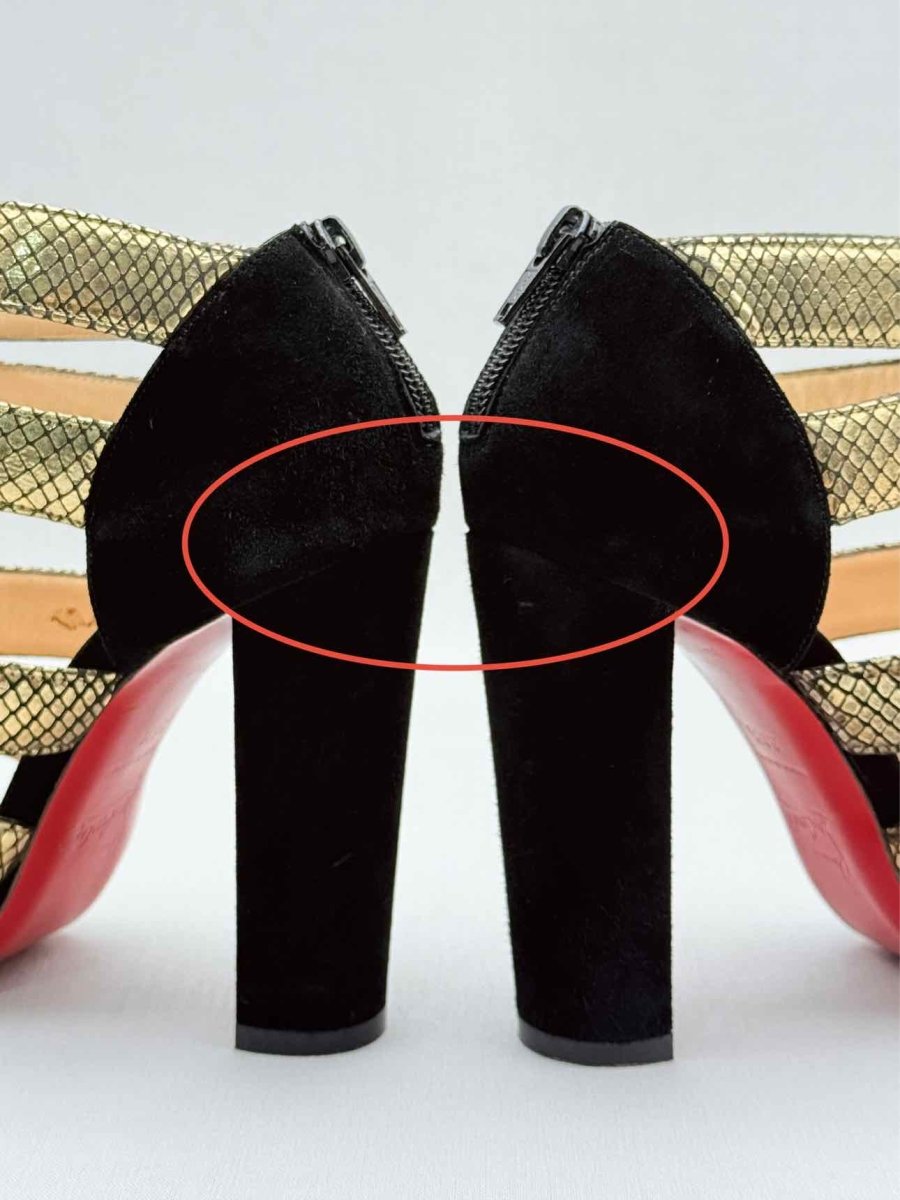 Pre - loved CHRISTIAN LOUBOUTIN Size EU 36.5 Heeled Sandals at Reems Closet