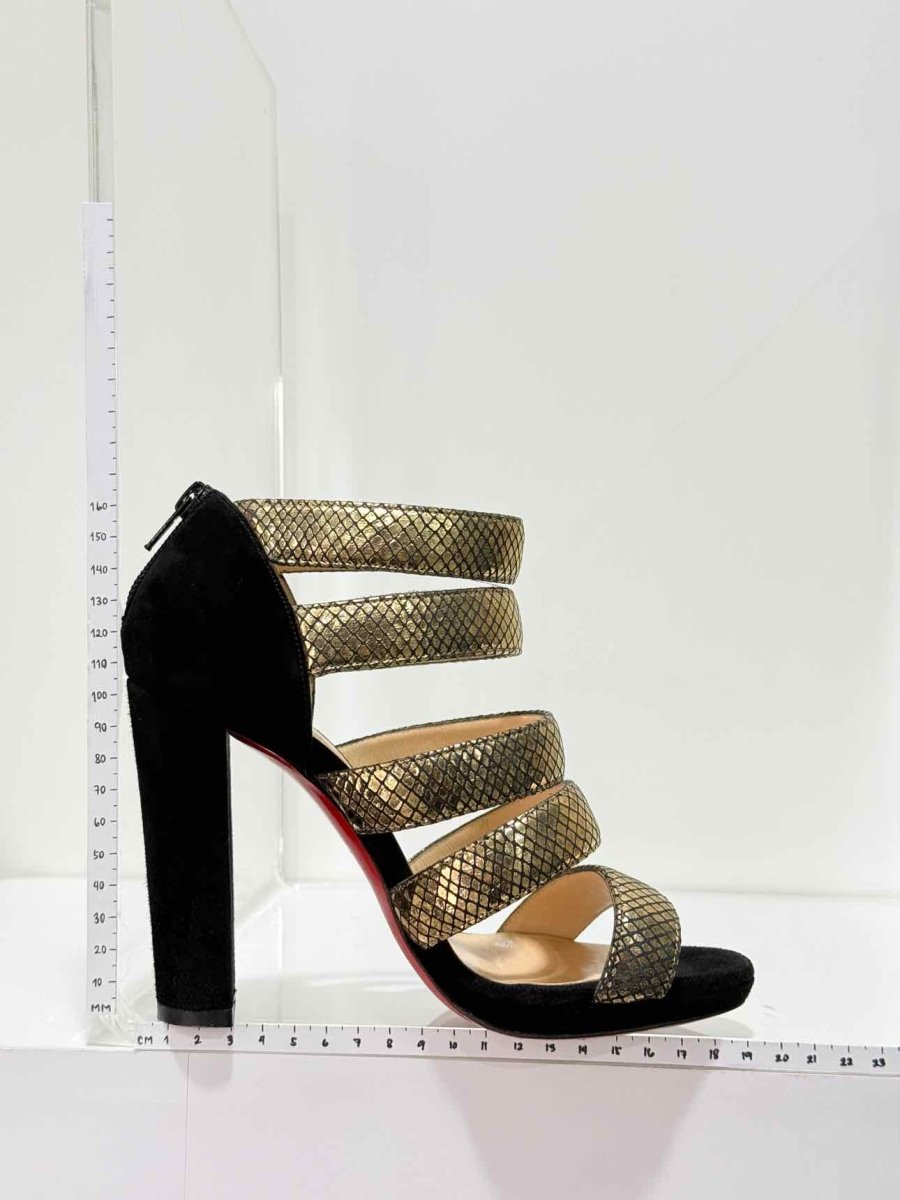 Pre - loved CHRISTIAN LOUBOUTIN Size EU 36.5 Heeled Sandals at Reems Closet