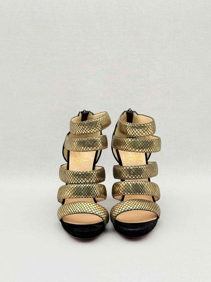 Pre - loved CHRISTIAN LOUBOUTIN Size EU 36.5 Heeled Sandals at Reems Closet
