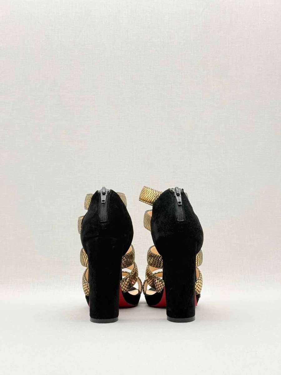 Pre - loved CHRISTIAN LOUBOUTIN Size EU 36.5 Heeled Sandals at Reems Closet