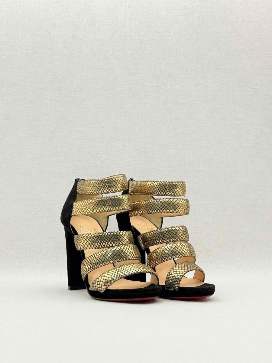 Pre - loved CHRISTIAN LOUBOUTIN Size EU 36.5 Heeled Sandals at Reems Closet
