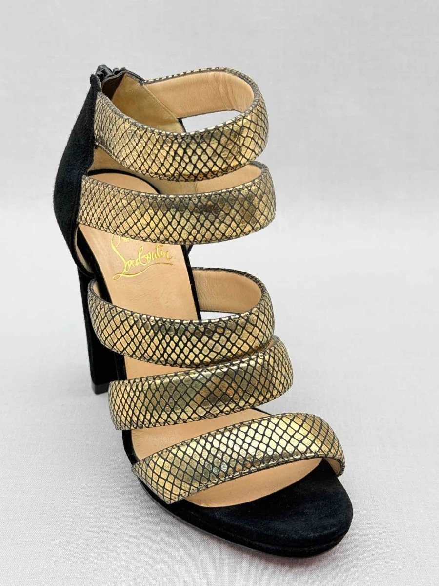 Pre - loved CHRISTIAN LOUBOUTIN Size EU 36.5 Heeled Sandals at Reems Closet