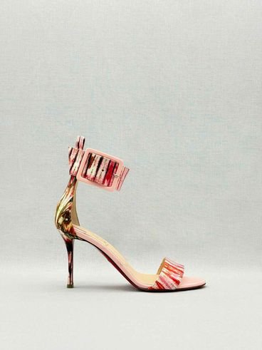 Pre-loved CHRISTIAN LOUBOUTIN Size EU 37 Heeled Sandals at Reems Closet