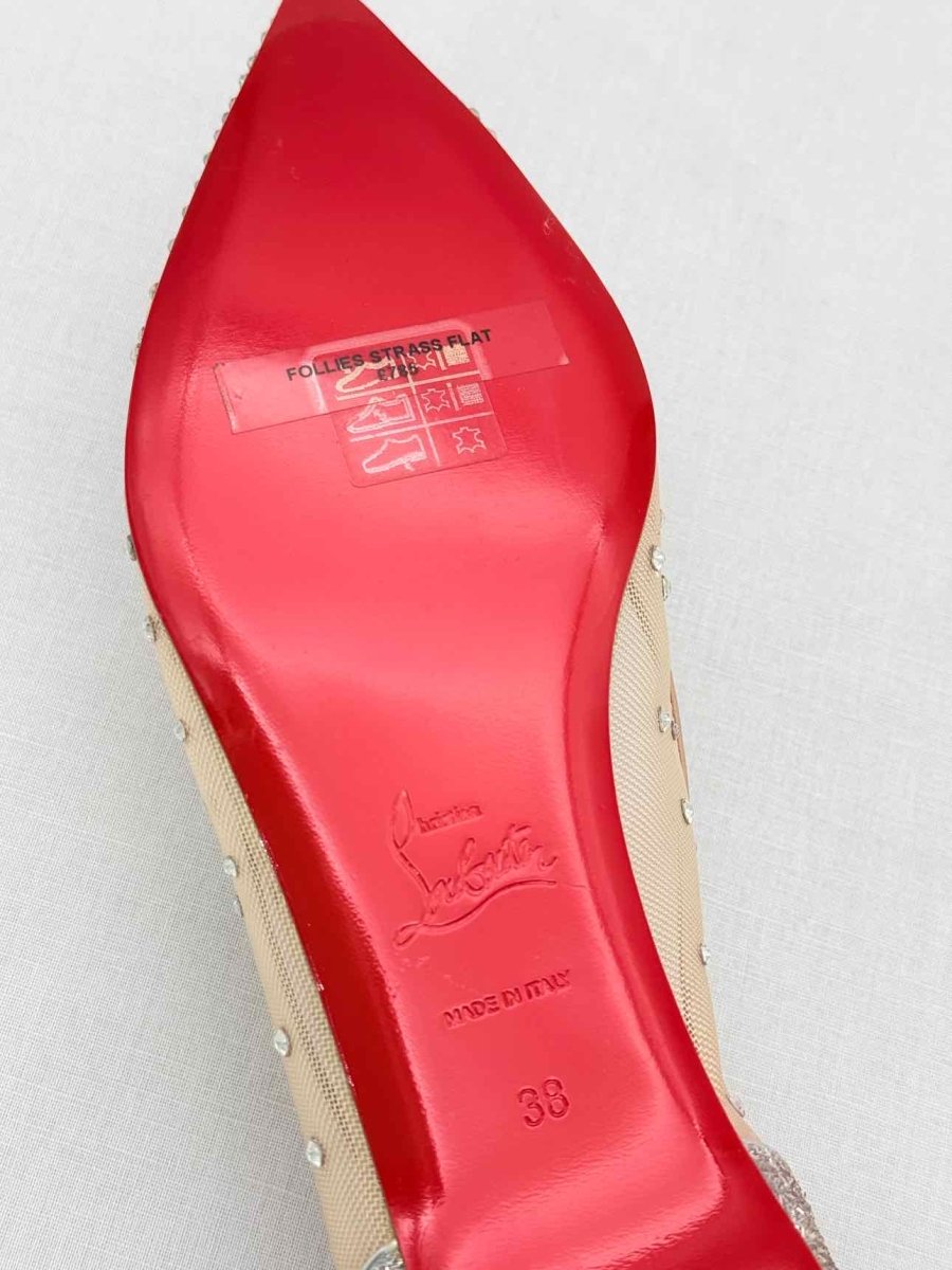 Pre-loved CHRISTIAN LOUBOUTIN Size EU 38 Ballet Flats at Reems Closet