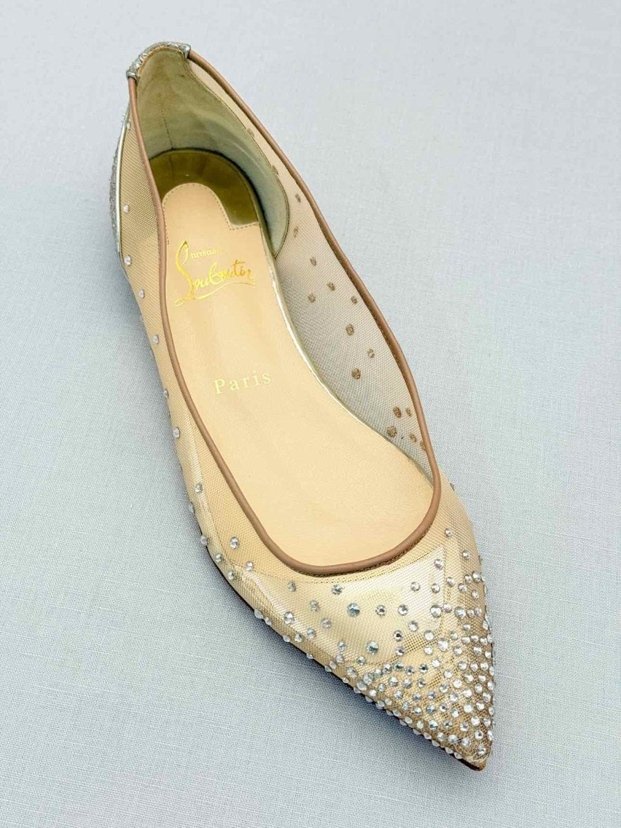 Pre-loved CHRISTIAN LOUBOUTIN Size EU 38 Ballet Flats at Reems Closet