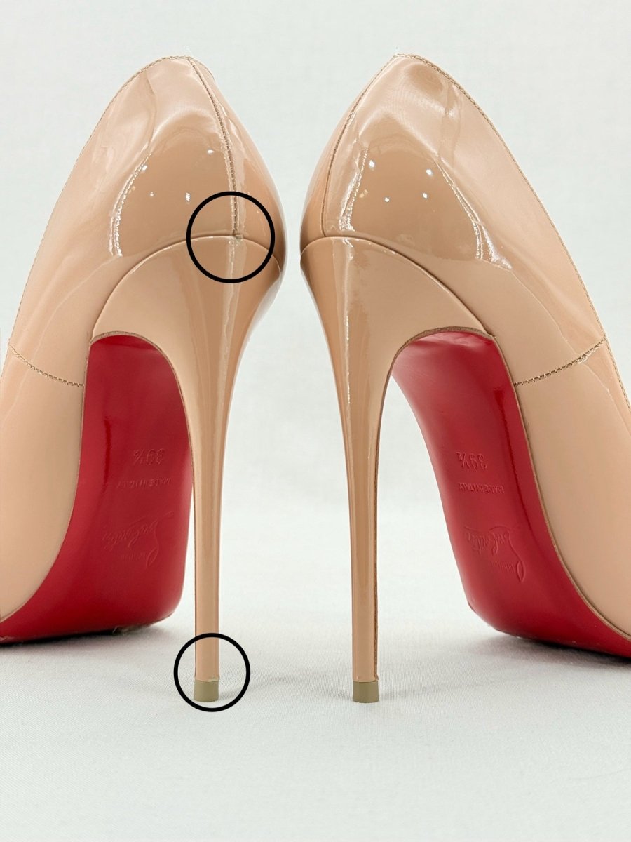 Pre - loved CHRISTIAN LOUBOUTIN So kate Nude Size EU 39.5 Pumps at Reems Closet