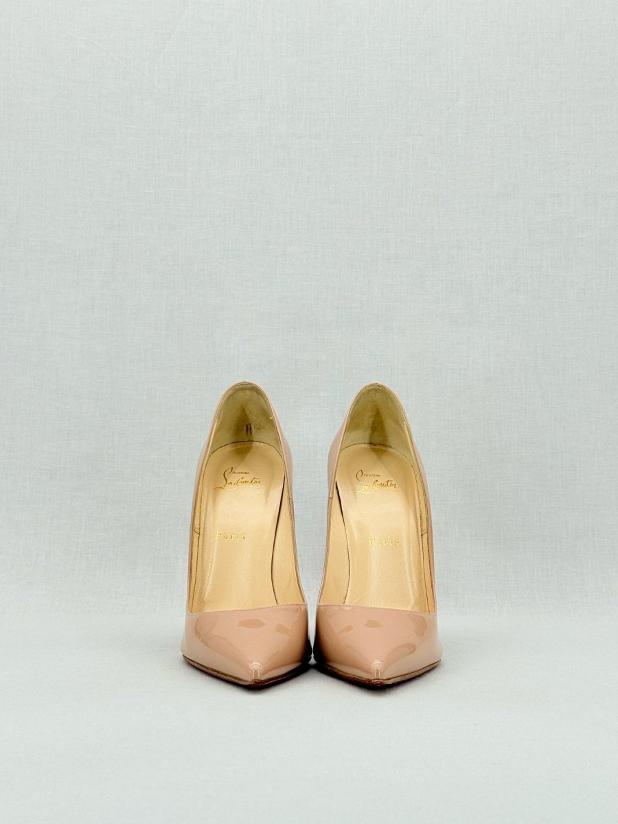 Pre - loved CHRISTIAN LOUBOUTIN So kate Nude Size EU 39.5 Pumps at Reems Closet