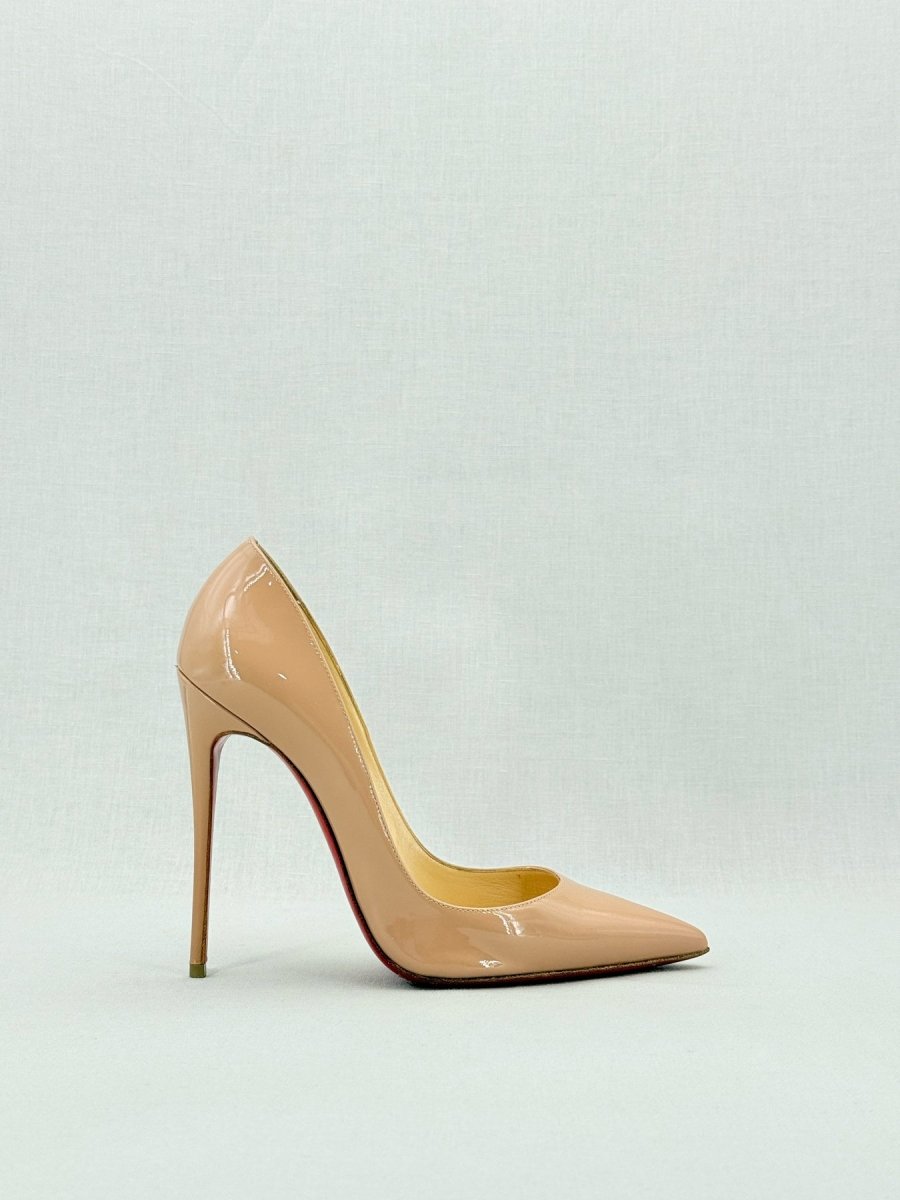 Pre - loved CHRISTIAN LOUBOUTIN So kate Nude Size EU 39.5 Pumps at Reems Closet
