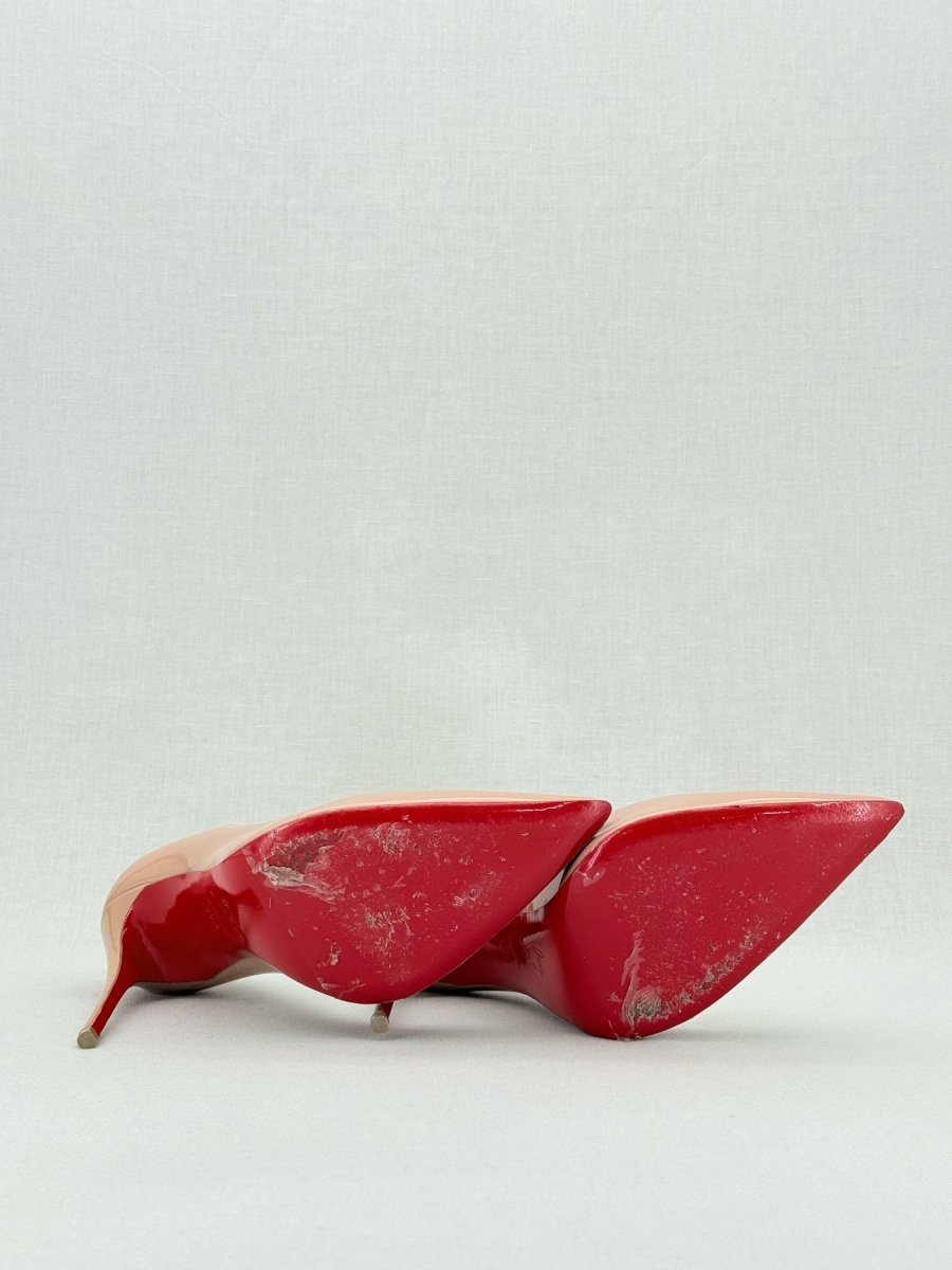 Pre - loved CHRISTIAN LOUBOUTIN So kate Nude Size EU 39.5 Pumps at Reems Closet