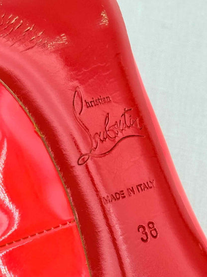 Pre - loved CHRISTIAN LOUBOUTIN So Kate Orange Size EU 38 Pumps at Reems Closet