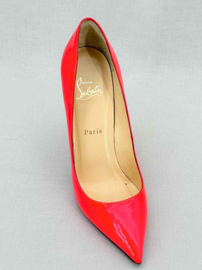 Pre - loved CHRISTIAN LOUBOUTIN So Kate Orange Size EU 38 Pumps at Reems Closet