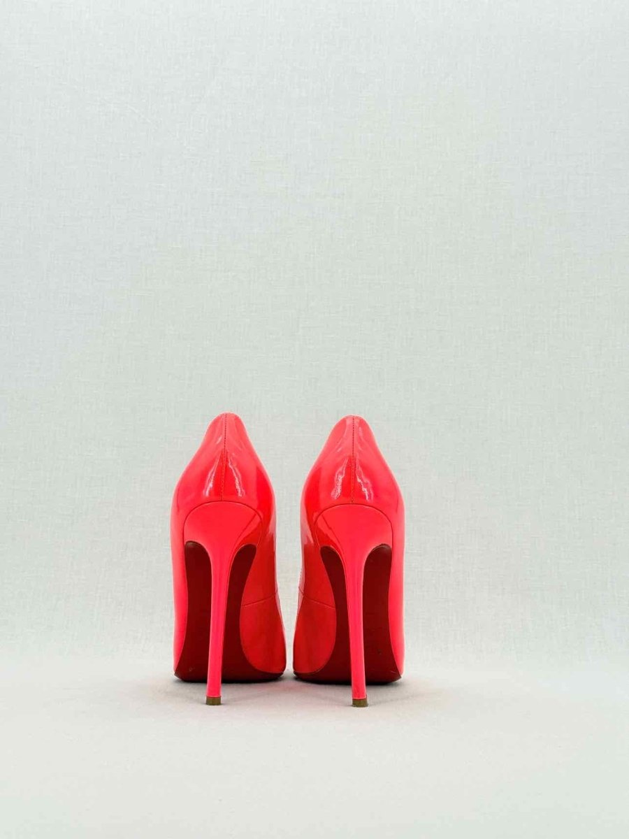 Pre - loved CHRISTIAN LOUBOUTIN So Kate Orange Size EU 38 Pumps at Reems Closet