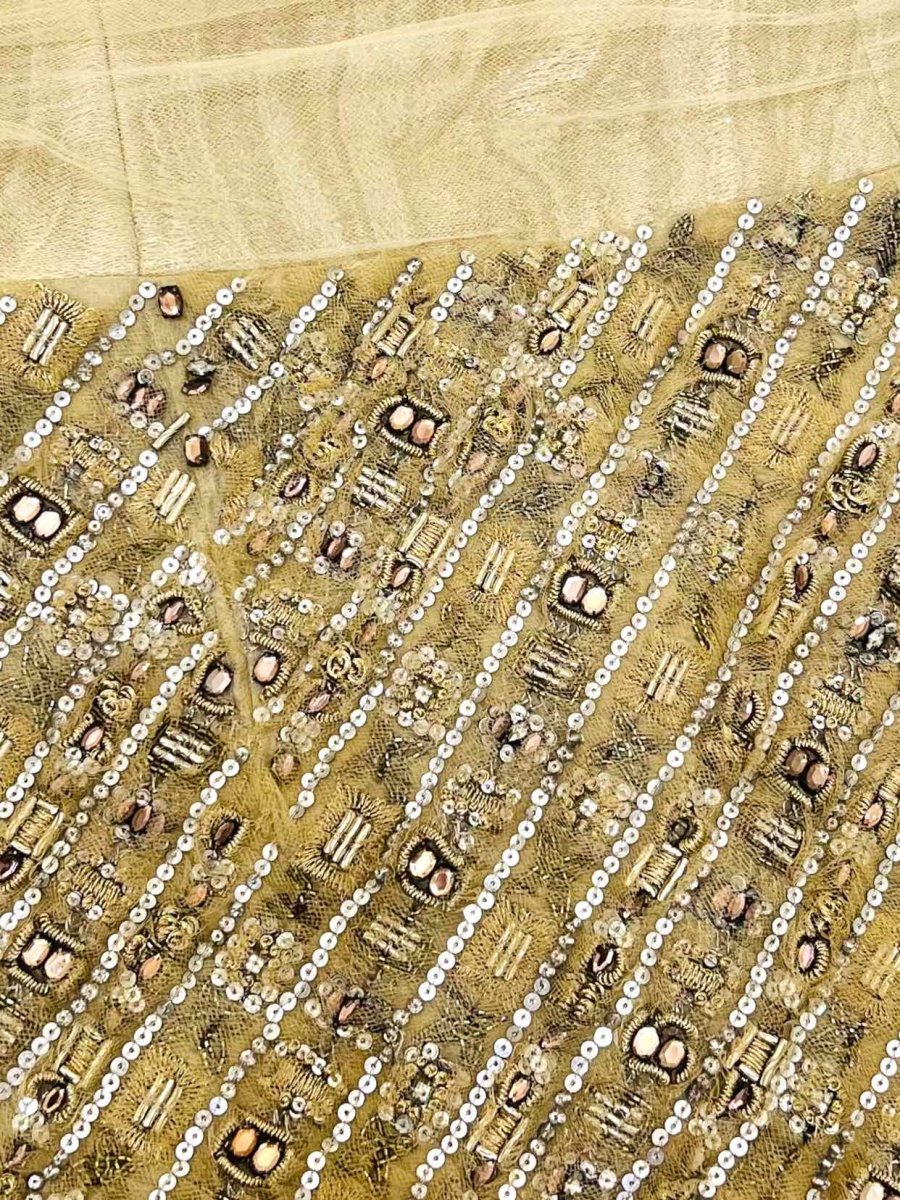 Pre - loved CHRISTIAN SIRIANO Tube Gold Size Large Short Dress at Reems Closet