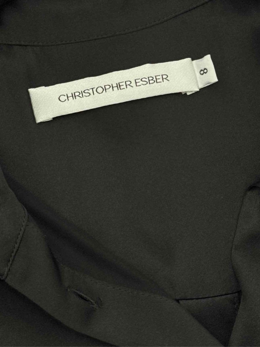 Pre-loved CHRISTOPHER ESBER Black Size US 8 Shirt at Reems Closet