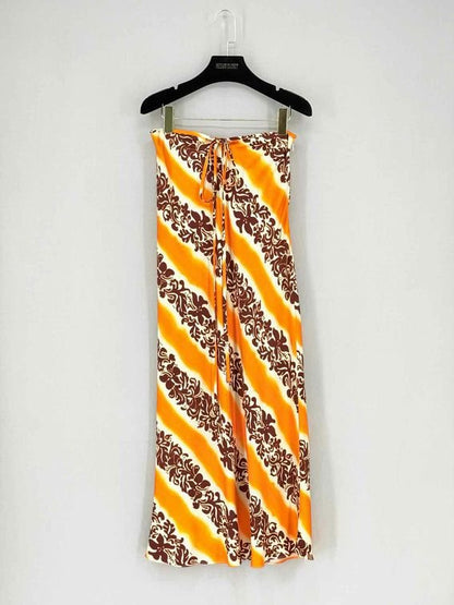 Pre - loved CHRISTOPHER ESBER Size US 6 Long Skirt at Reems Closet