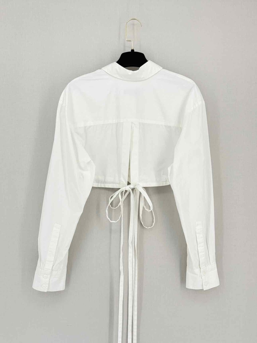 Pre-loved CHRISTOPHER ESBER White Size US 8 Shirt at Reems Closet