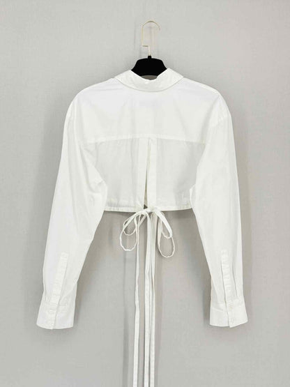Pre-loved CHRISTOPHER ESBER White Size US 8 Shirt at Reems Closet