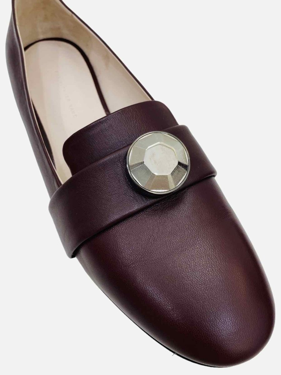 Pre - loved CHRISTOPHER KANE Burgundy Ballet Flats 41 at Reems Closet