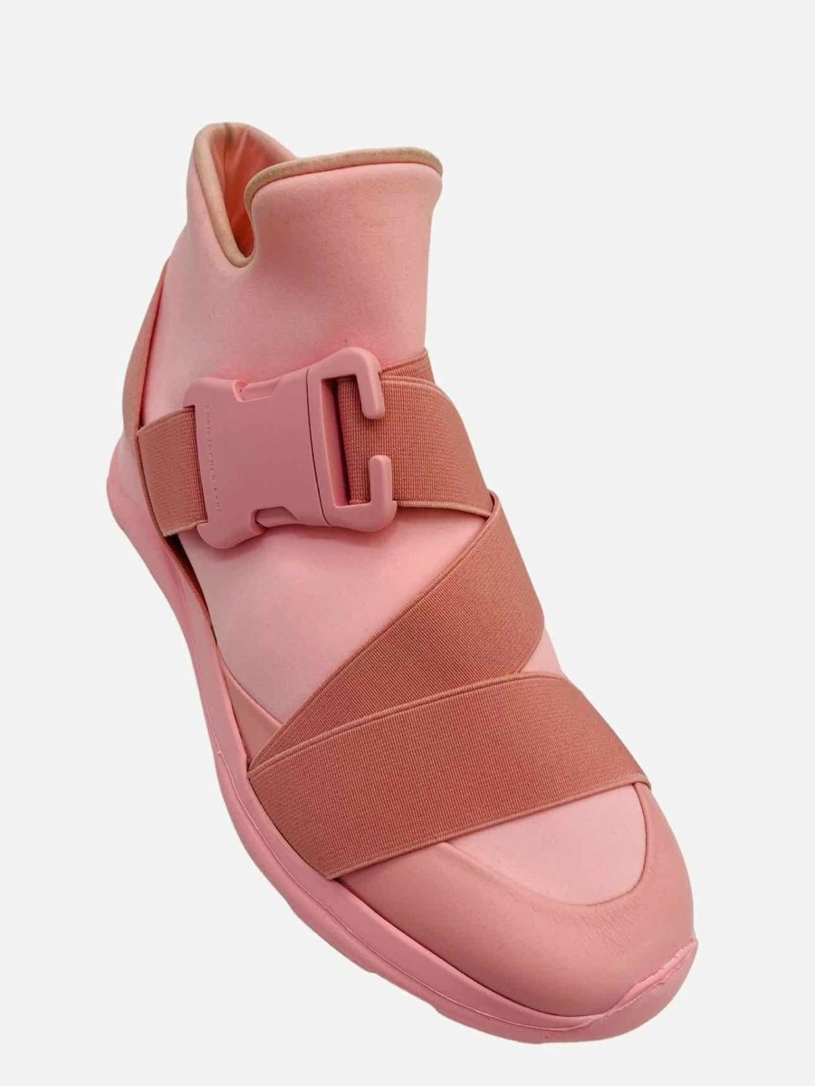 Pre - loved CHRISTOPHER KANE Safety Buckle Pink Sneakers 40 at Reems Closet