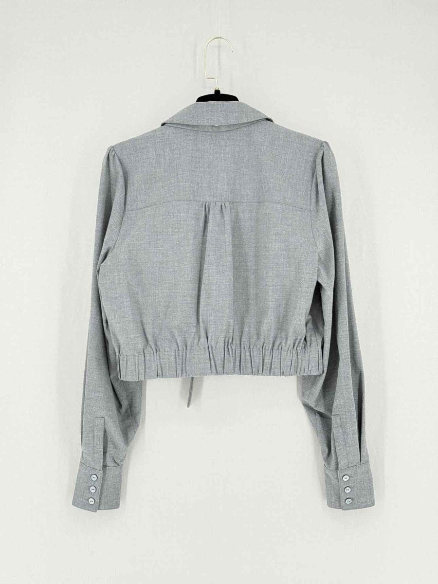 Pre - loved CINQ A SEPT Grey Pleated Size XSmall Outfit Set at Reems Closet