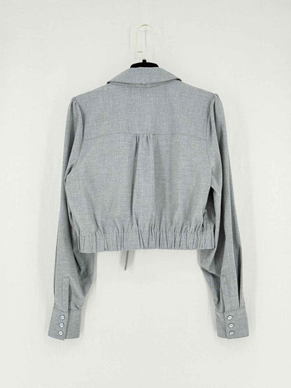 Pre - loved CINQ A SEPT Grey Pleated Size XSmall Outfit Set at Reems Closet