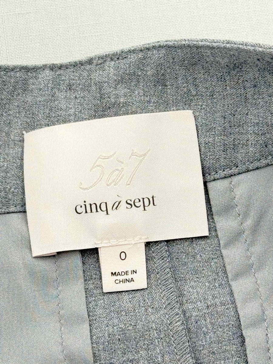 Pre - loved CINQ A SEPT Grey Pleated Size XSmall Outfit Set at Reems Closet