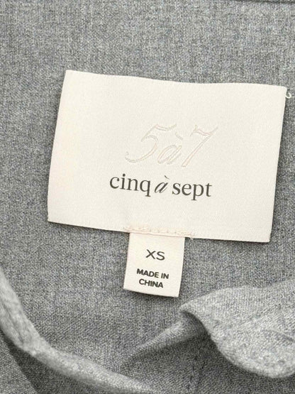 Pre - loved CINQ A SEPT Grey Pleated Size XSmall Outfit Set at Reems Closet