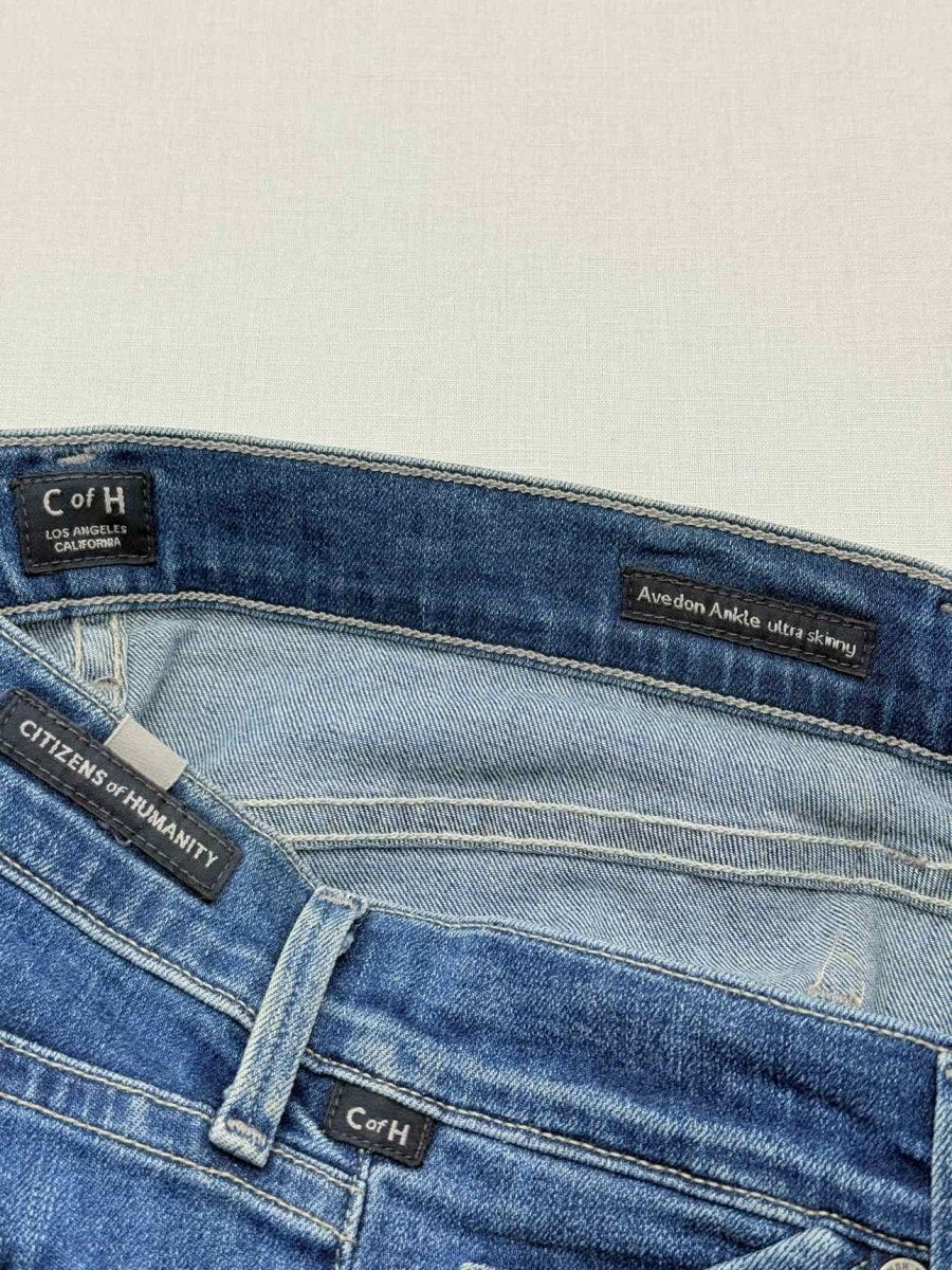 Pre - loved CITIZEN OF HUMANITY Avedon Ankle Blue Size 28 Jeans at Reems Closet