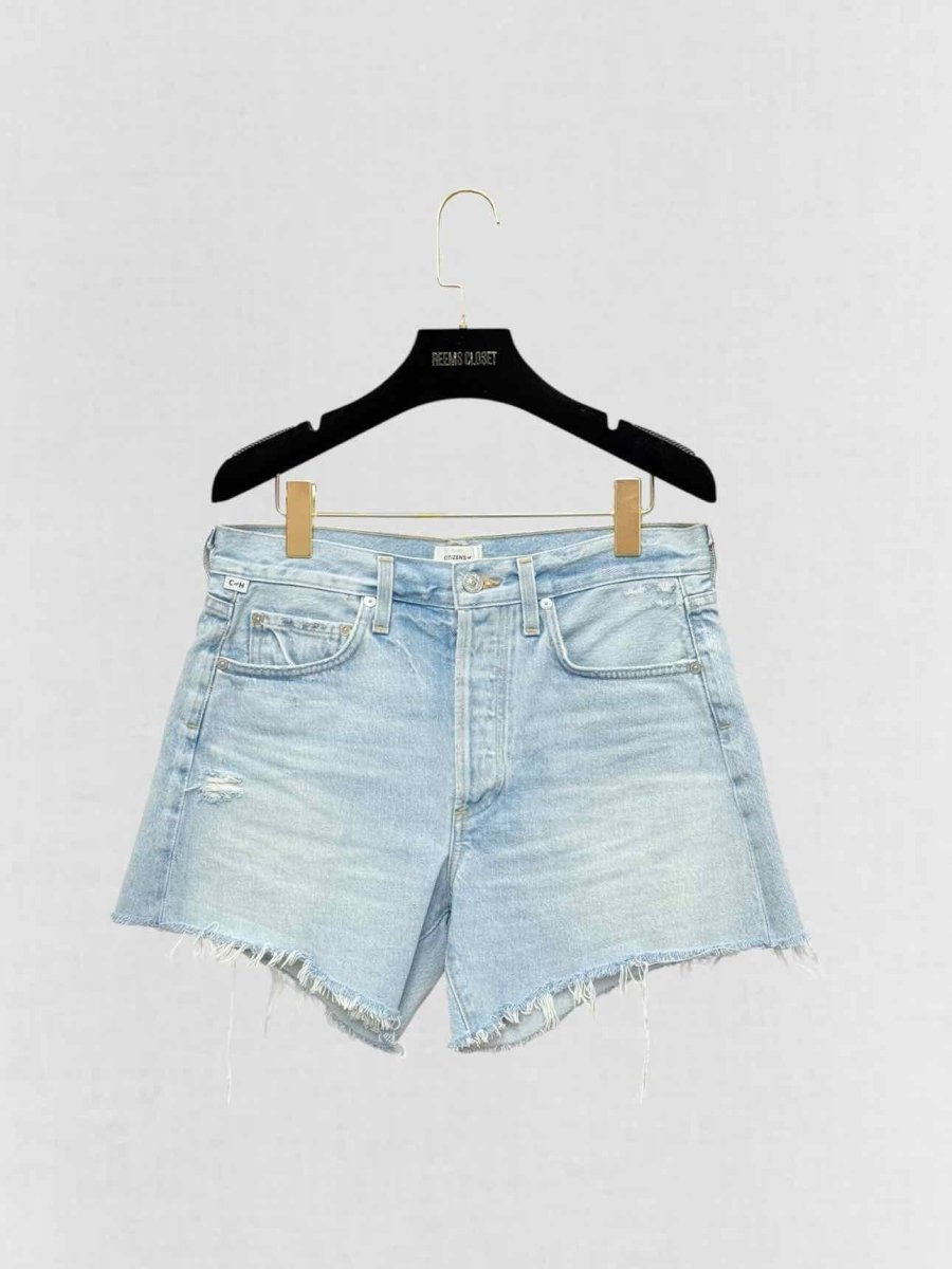Pre - loved CITIZEN OF HUMANITY Blue Denim Size 26 Shorts at Reems Closet