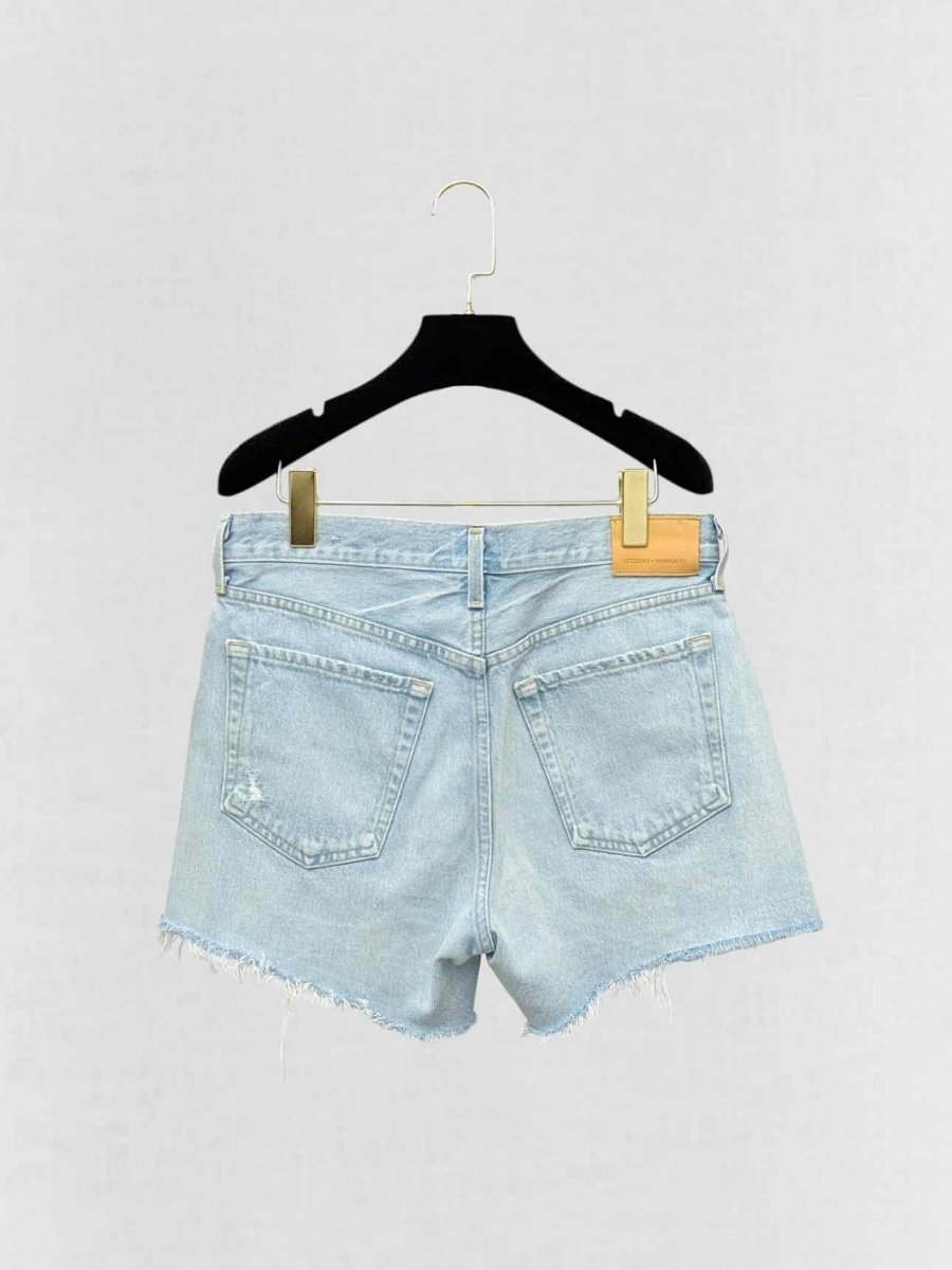 Pre - loved CITIZEN OF HUMANITY Blue Denim Size 26 Shorts at Reems Closet
