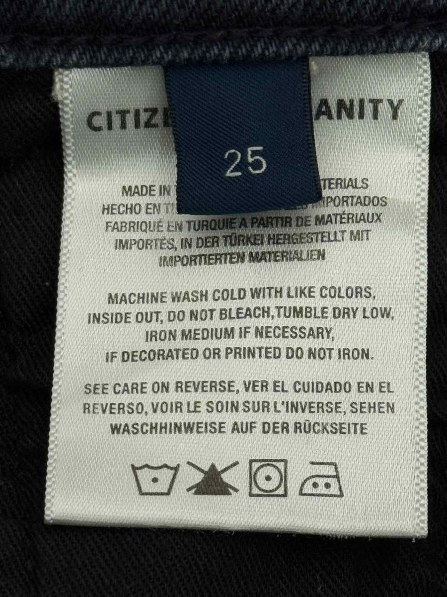 Pre - loved CITIZEN OF HUMANITY Charlotte Black Size 25 Jeans at Reems Closet