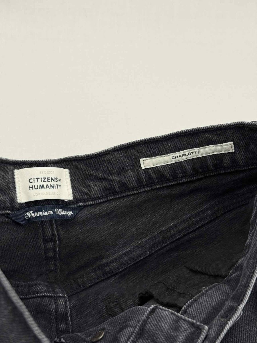 Pre - loved CITIZEN OF HUMANITY Charlotte Black Size 25 Jeans at Reems Closet