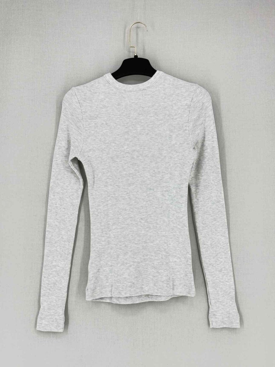 Pre - loved CITIZEN OF HUMANITY Grey Rib Knit Size Medium T-shirt at Reems Closet