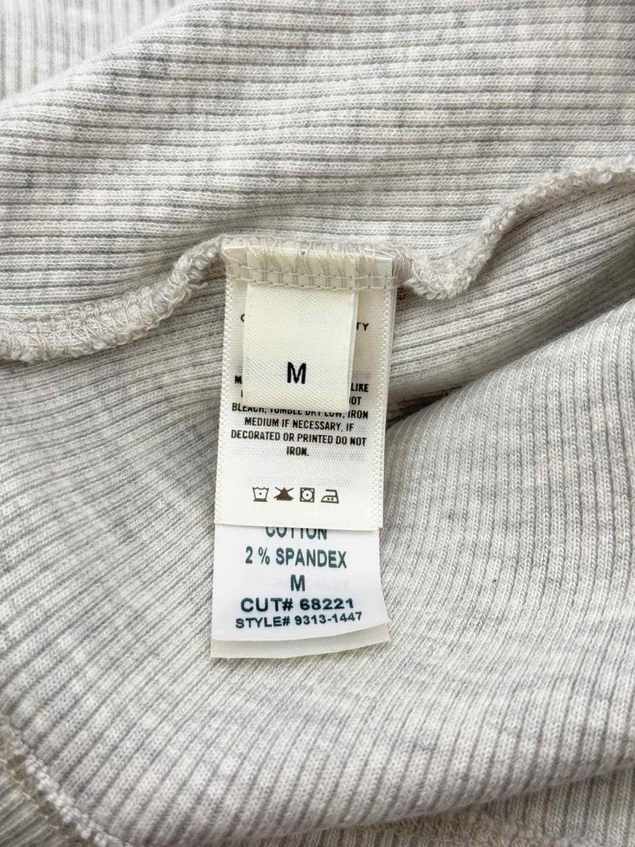 Pre - loved CITIZEN OF HUMANITY Grey Rib Knit Size Medium T-shirt at Reems Closet
