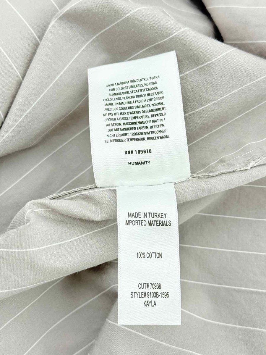 Pre - loved CITIZEN OF HUMANITY Grey & White Size Small Shirt at Reems Closet