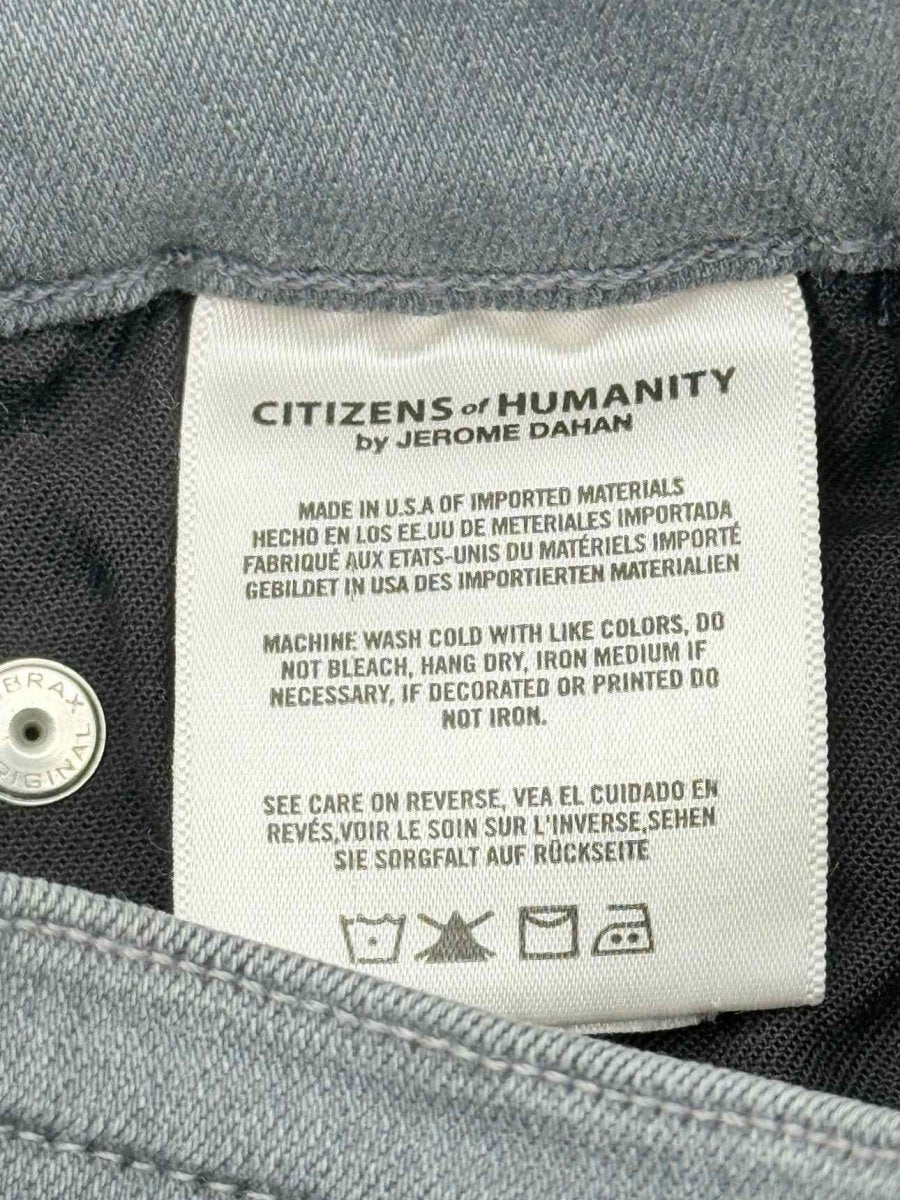 Pre - loved CITIZEN OF HUMANITY High Waisted Grey Size 24 Jeans at Reems Closet