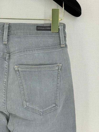 Pre - loved CITIZEN OF HUMANITY High Waisted Grey Size 24 Jeans at Reems Closet