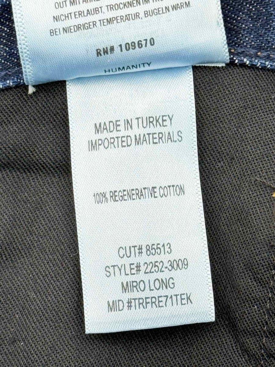 Pre-loved CITIZEN OF HUMANITY Miro Dark Blue Size 27 Jeans at Reems Closet