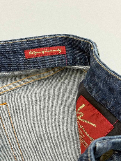 Pre - loved CITIZEN OF HUMANITY Rip design Denim Size 31 Mini Skirt at Reems Closet