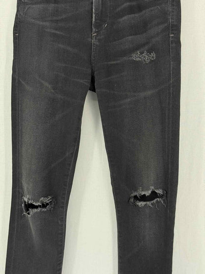 Pre - loved CITIZEN OF HUMANITY Rocket Black Ripped Size 24 Jeans at Reems Closet