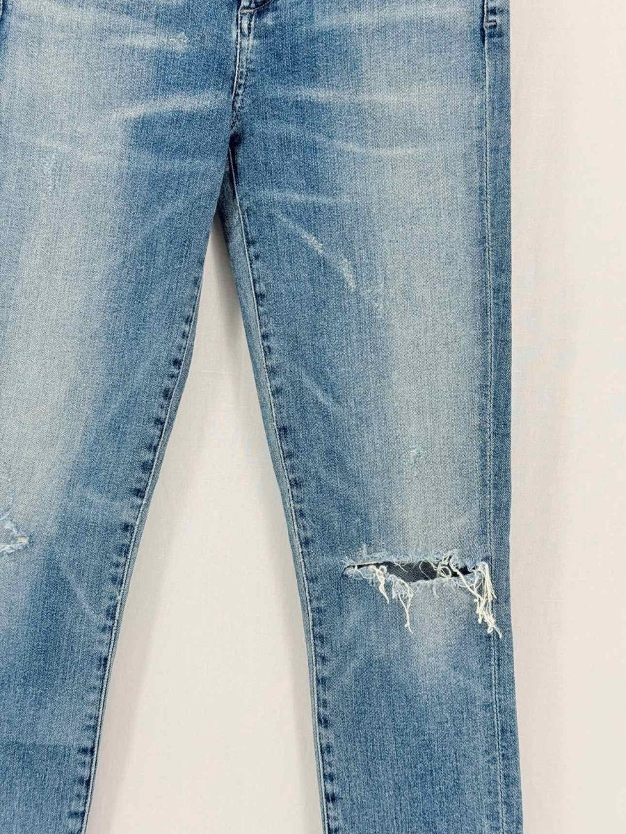 Pre - loved CITIZEN OF HUMANITY Rocket Blue Ripped Size 24 Jeans at Reems Closet