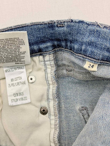 Pre - loved CITIZEN OF HUMANITY Rocket Blue Ripped Size 24 Jeans at Reems Closet