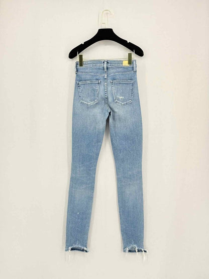 Pre - loved CITIZEN OF HUMANITY Rocket Blue Ripped Size 24 Jeans at Reems Closet