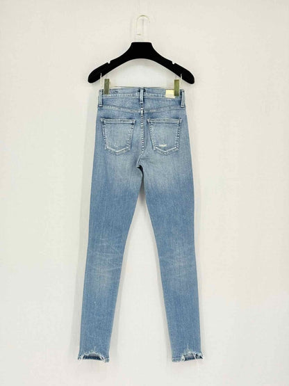 Pre - loved CITIZEN OF HUMANITY Rocket Blue Ripped Size 24 Jeans at Reems Closet
