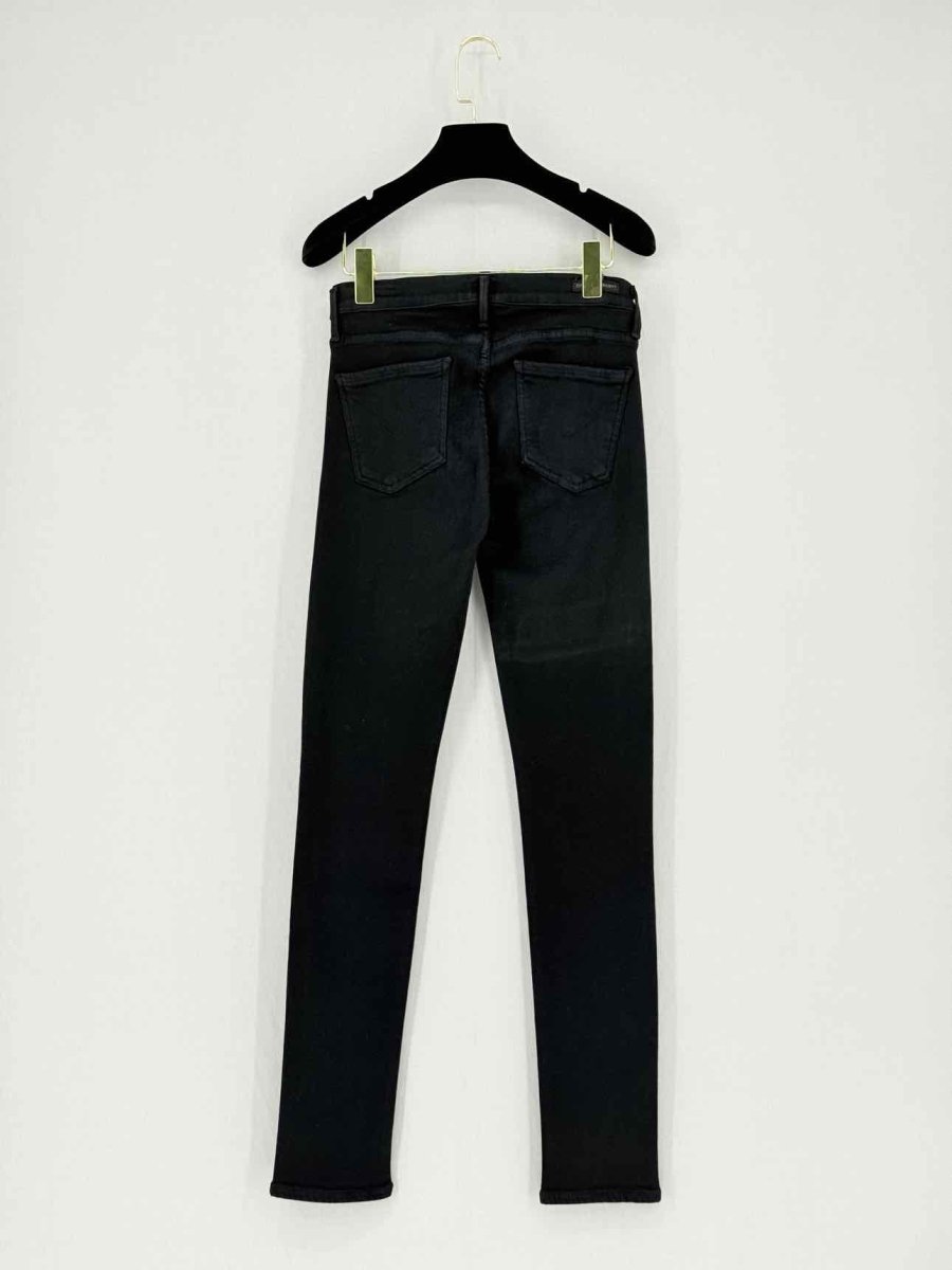 Pre - loved CITIZEN OF HUMANITY Straight Leg Black Size 27 Jeans at Reems Closet