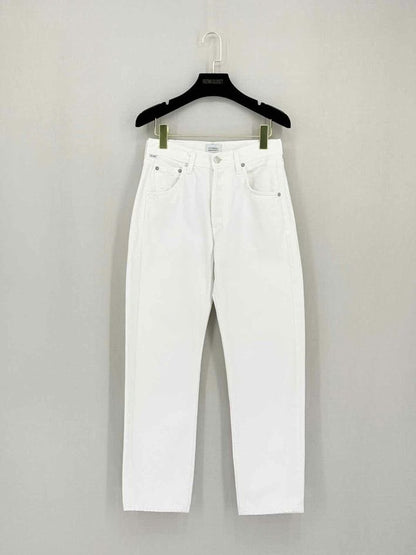 Pre-loved CITIZEN OF HUMANITY White Size 23 Jeans at Reems Closet
