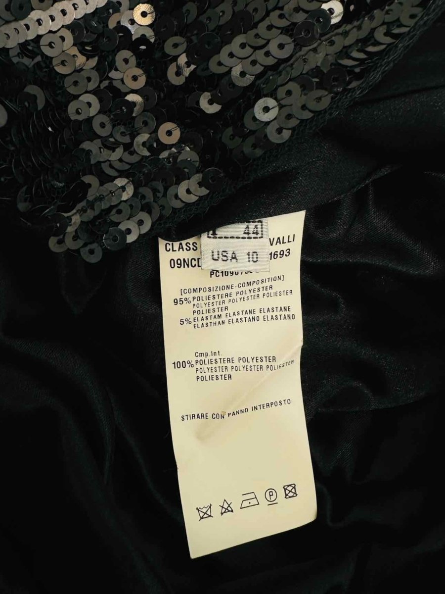 Pre - loved CLASS ROBERTO CAVALLI Black Cocktail Dress at Reems Closet