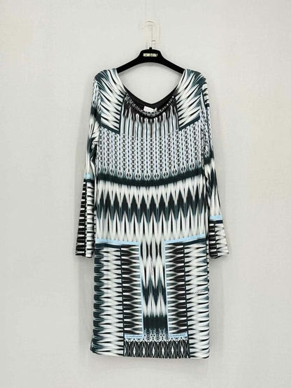 Pre-loved CLASS ROBERTO CAVALLI Size Large Knee Length Dress at Reems Closet