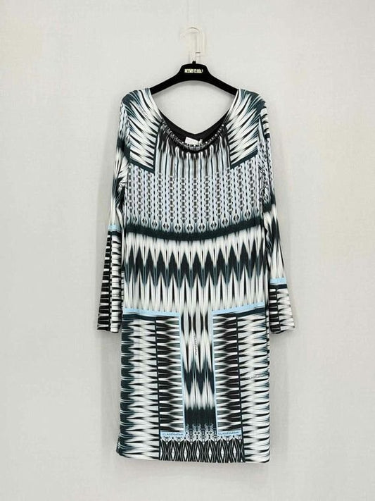 Pre-loved CLASS ROBERTO CAVALLI Size Large Knee Length Dress at Reems Closet