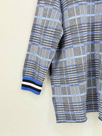 Pre - loved CLAUDIE PIERLOT Blue Multicolor Size Medium Cardigan at Reems Closet